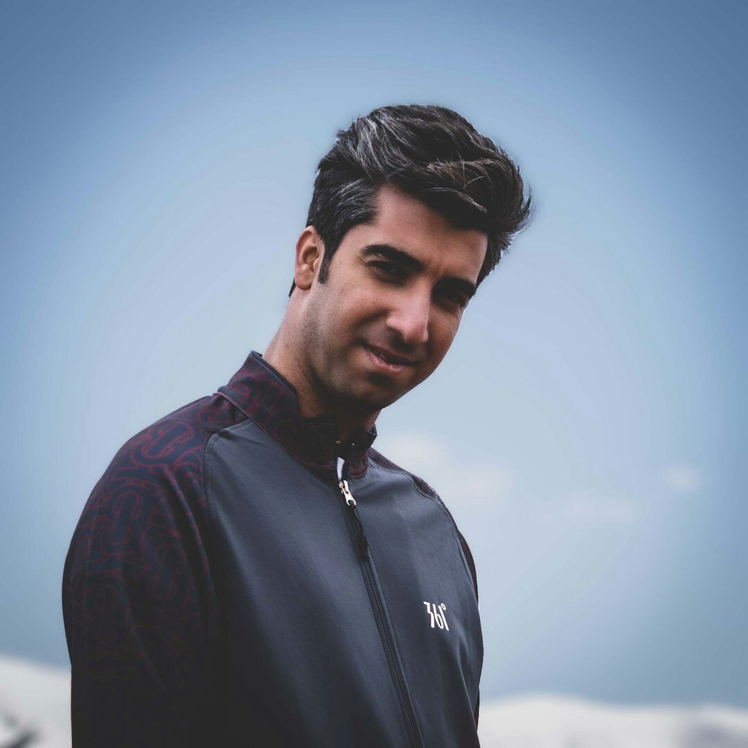 Portrait of a Turkish man video editing instructor